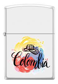 214 Zippo Colombia in watercolor