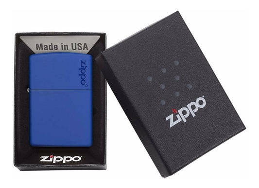 229ZL Zippo Azul Mate con Logo