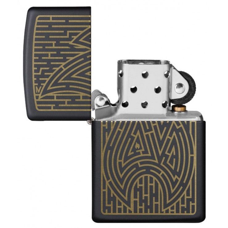 49597 Encendedor Zippo llama laberinto mate