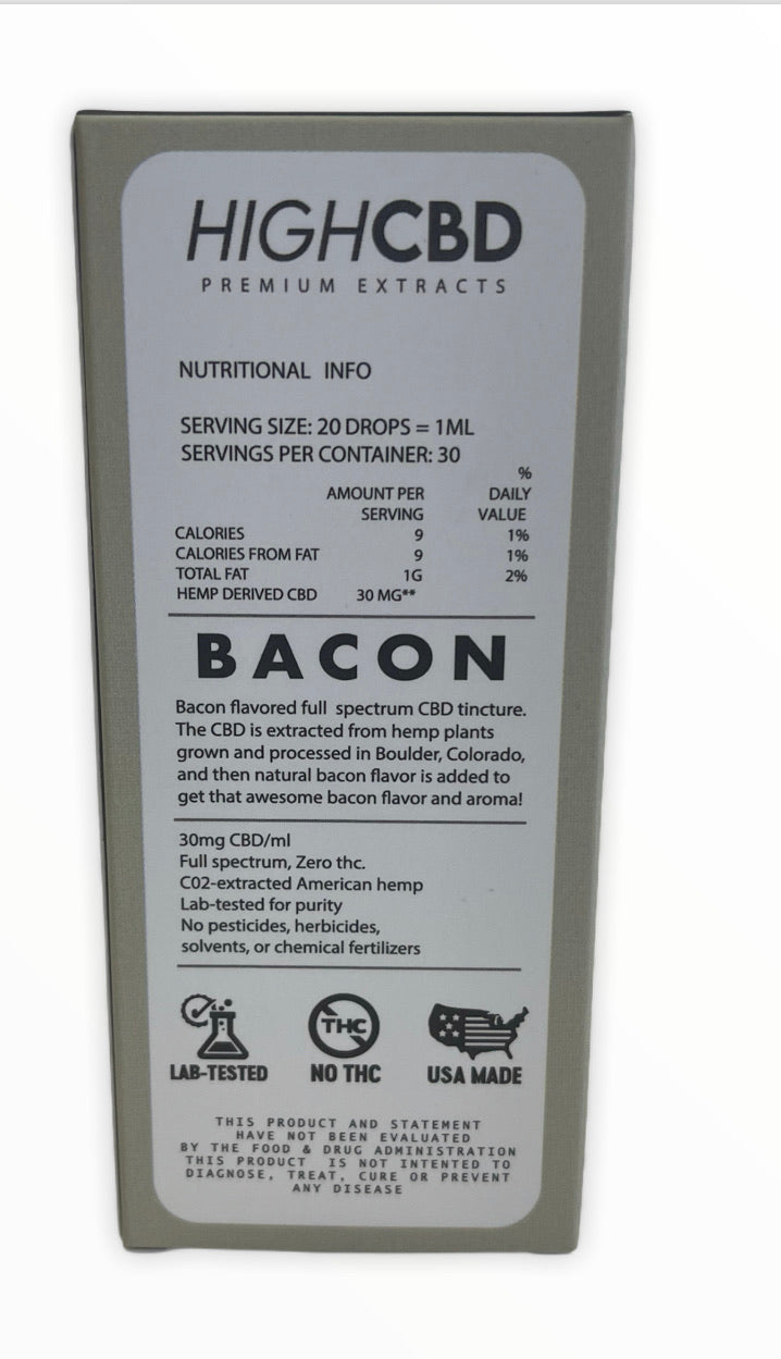 HIGH CBD 500 mg Bacon for Dogs
