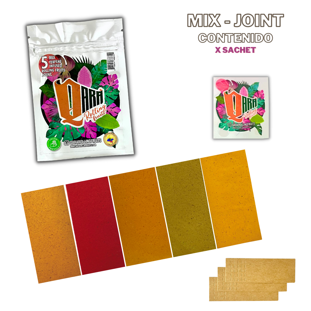 Qara Rolling Fruits 1 1/4 Joints x5