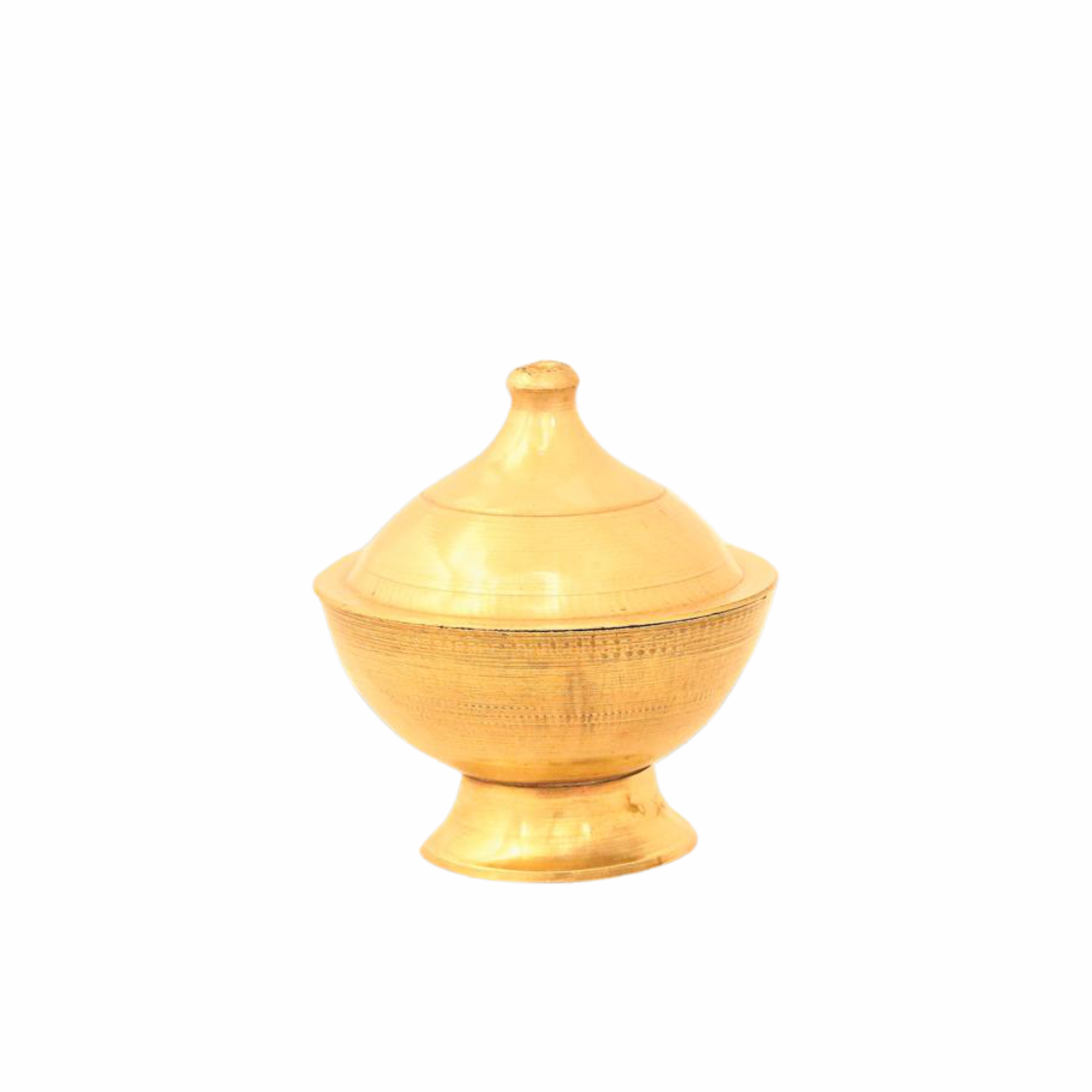 Mini quemador de inciensos para conos Olla dorada