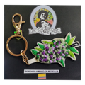 Llavero Flor Tejida