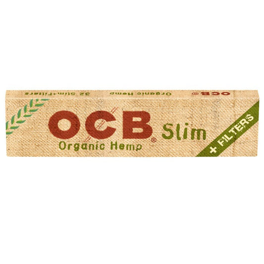 OCB Organic Hemp Slim + Filters X32
