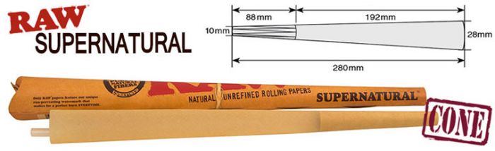 PAPEL CONO RAW SUPERNATURAL